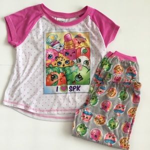 Shopkins Pajama Set Size S